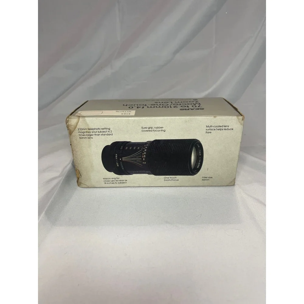 Sears 70-210mm f4.0 Macro One-Touch Zoom Lens/Pentax KA Ricoh RK Mount UNTESTED